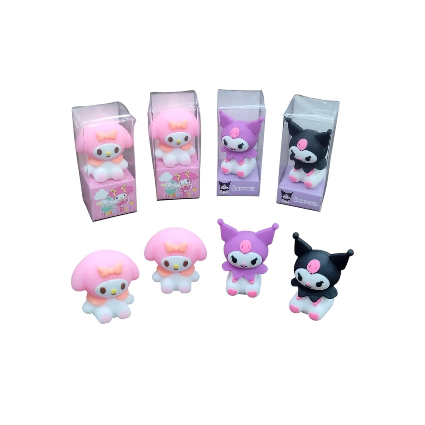 3D Cartoon Erasers | Kuromi & Melody Theme