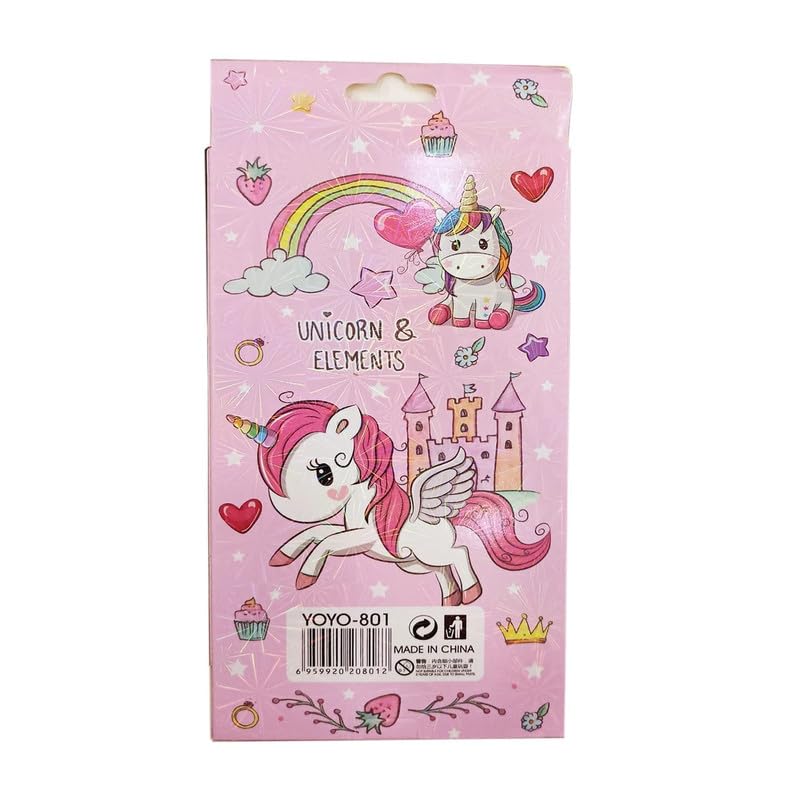 Unicorn Colour Pencil Box (12-Pack)