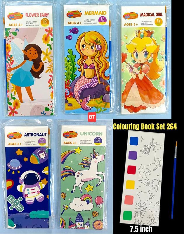 Unicorn Magic Drawing Doodle Book (12 Pages)