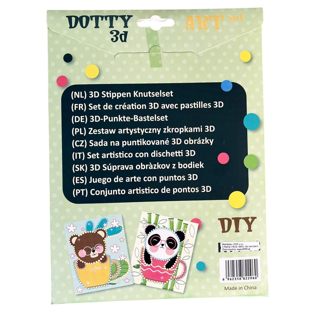 DIY Dotty 3D Art Painting Kit (Pack of 3)