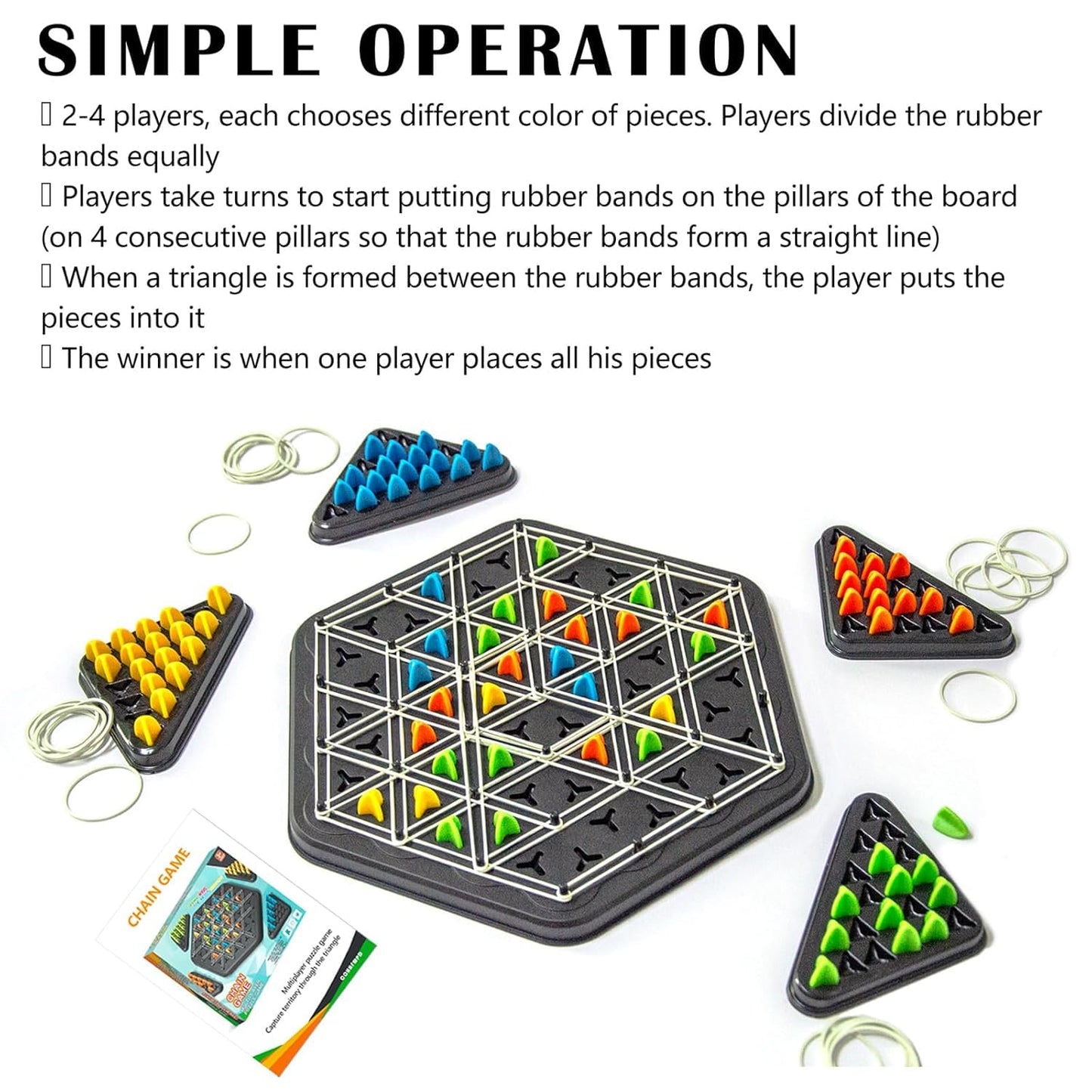 Triggle Chain Triangle Strategy Game