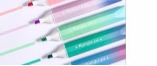 Glitter Highlighter Pen Set (4-Pack)