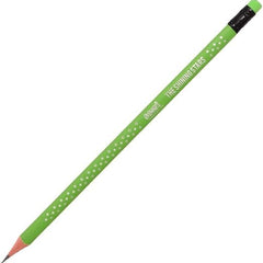 Green Triangle Wooden Graphite Pencil HB with Eraser