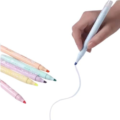 Pastel Highlighter Pen Set (6-Pack)