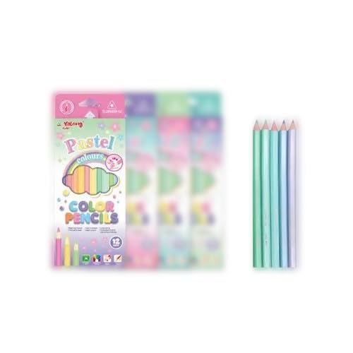 Pastel Colour Pencils (24 Premium Shades)