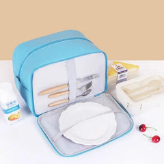 3D Cartoon Insulated Lunch Box + Organizer