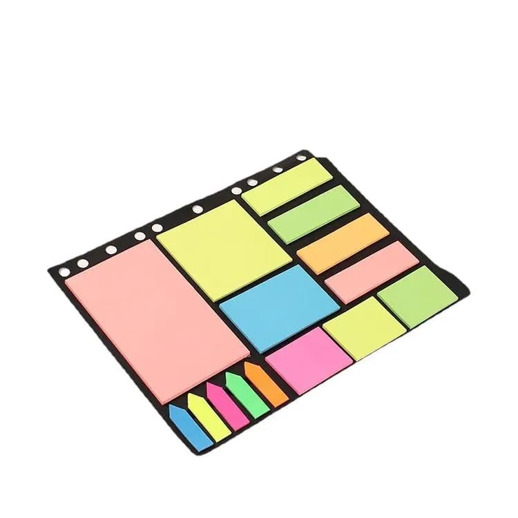 Sticky Notes Set (210 Sheets, 4 Sizes)