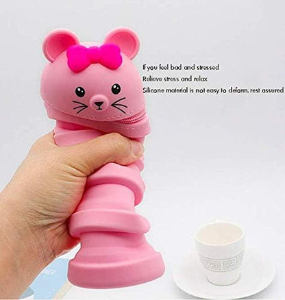 Kitty Expandable Silicone Storage Pouch