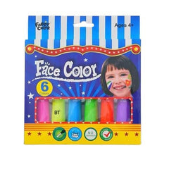 Face Painting Sticks (6-Color Set)