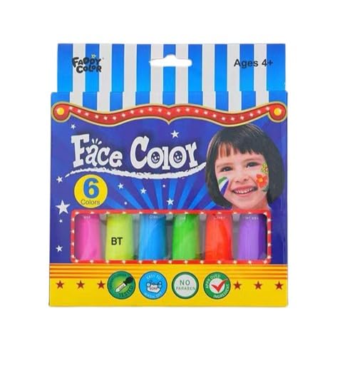 Face Painting Sticks (6-Color Set)