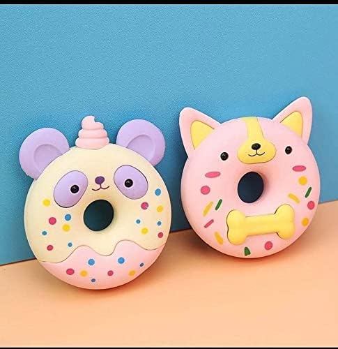 Cute Donut Animal Erasers for Kids