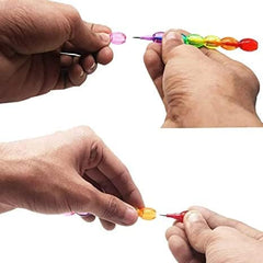 Colorful Cartoon Push Pencils with Replaceable Leads