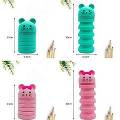 Kitty Expandable Silicone Storage Pouch