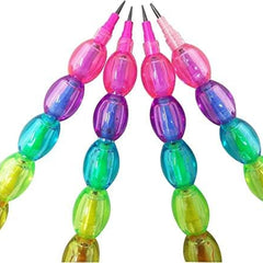 Colorful Cartoon Push Pencils with Replaceable Leads
