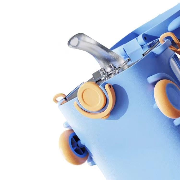 Kids Leakproof Tritan Water Bottle with Straw & Stickers – 500 ml