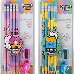 Rocket Eraser Top Pencils  with Sharpener– Pack of 12
