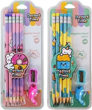 Rocket Eraser Top Pencils  with Sharpener– Pack of 12