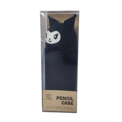 Silicone Kuromi Pencil Case Bag with Anti-Fall Suction Design