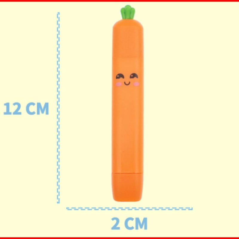 3D Carrot Push Eraser