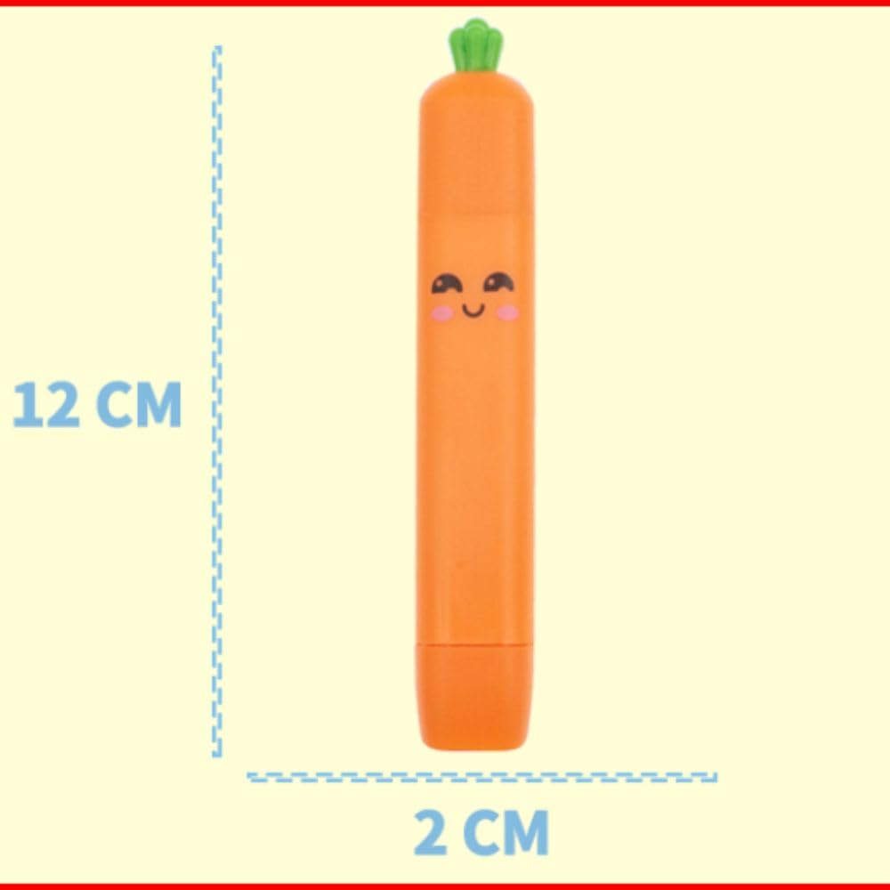 3D Carrot Push Eraser