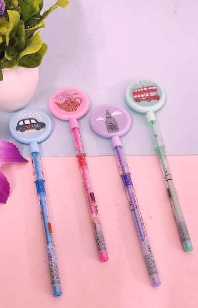 24-Color Triangle Wooden Colored Pencils Set in Pastel Colour