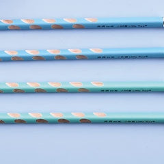 Triangular Drawing Pencils with Sharpener & Eraser