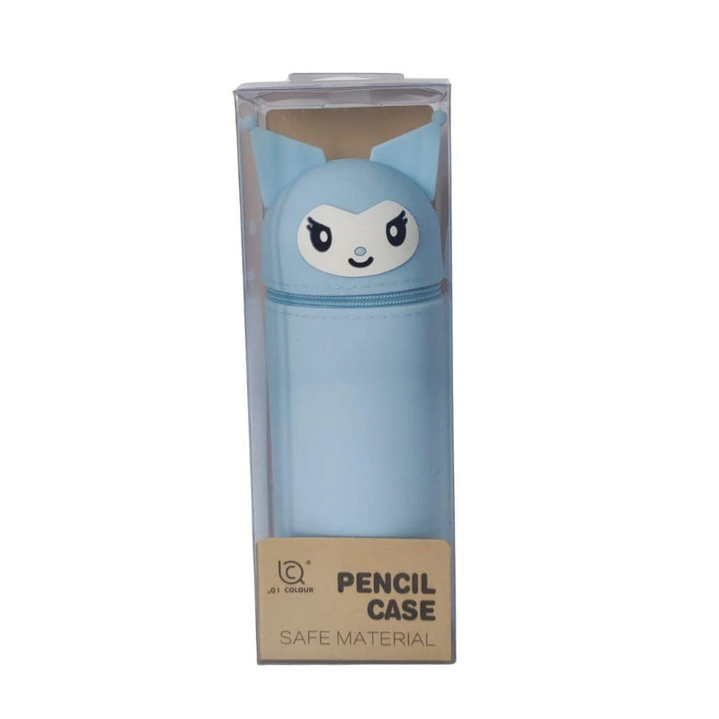 Silicone Kuromi Pencil Case Bag with Anti-Fall Suction Design