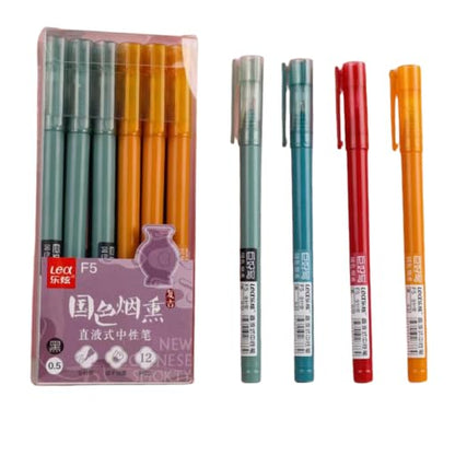 Retractable Gel Pen Set (6-Pack, Pastel)