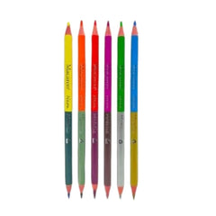 Dual-Sided Metallic Color Pencils Set – 12