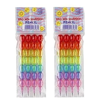 Colorful Cartoon Push Pencils with Replaceable Leads