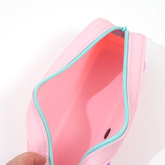 Silicone Waterproof Pencil Case with Sticker Pack