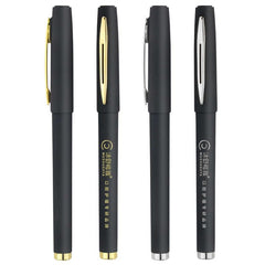 Baoke Gel Ink Roller Pen  (Set of 2 Pen) - Black