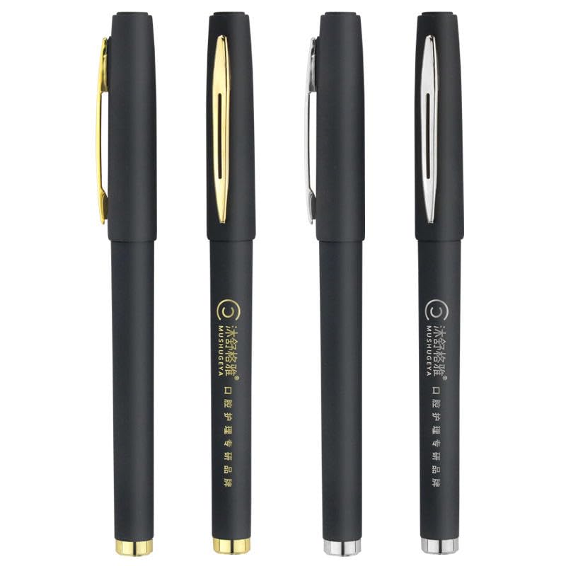 Baoke Gel Ink Roller Pen  (Set of 2 Pen) - Black