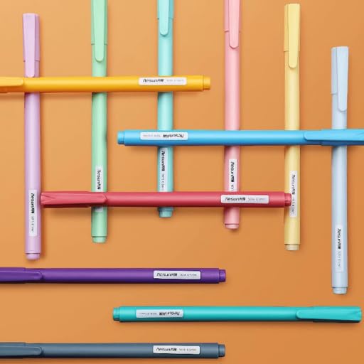 Retractable Gel Pen Set (6-Pack, Pastel)