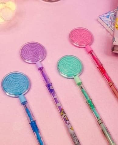 24-Color Triangle Wooden Colored Pencils Set in Pastel Colour