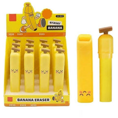 Soft PVC Fruit-Shape Fun Eraser (Pack of 6)