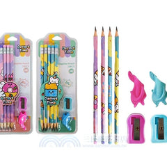 Cartoon Eraser Pencils – Pack of 12