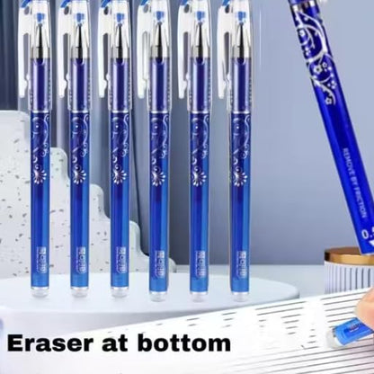 Erasable Gel Pens with Magic Eraser (Set of 12)