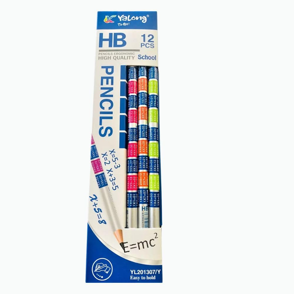 Wooden Graphite Pencil HB with Eraser