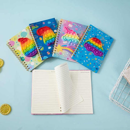 Trendy Hardcover Diary with Fun 3D Puppet/Butterfly Cover