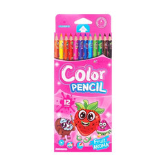 12-Color Scented Triangular Wooden Colored Pencils