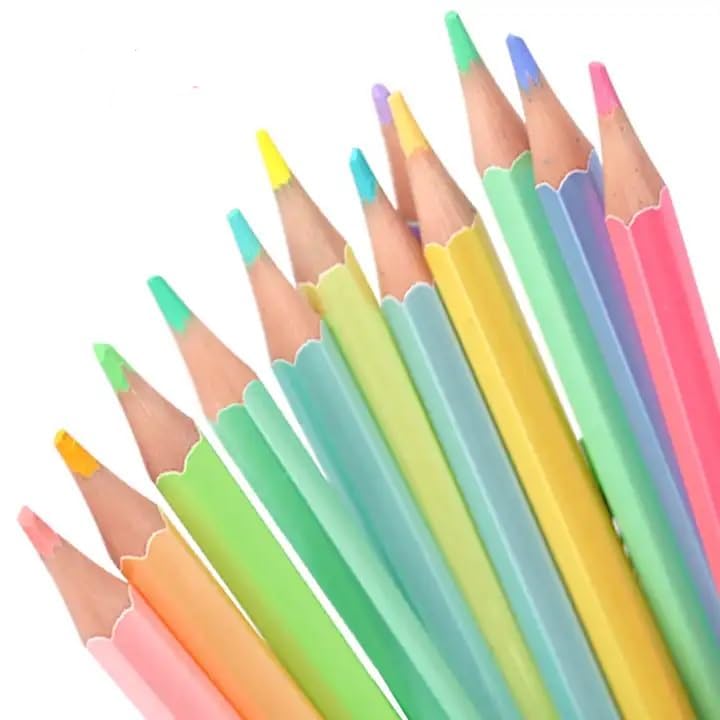 Pastel Colour Pencils (24 Premium Shades)