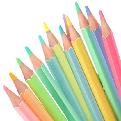 Pastel Colour Pencils (24 Premium Shades)
