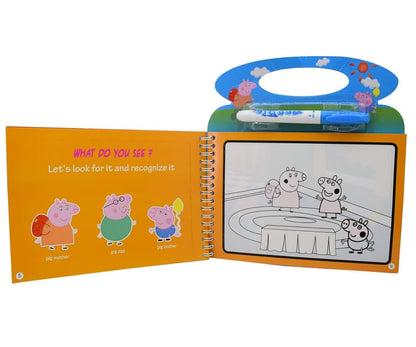 Pig Theme Magic Water Colouring Book