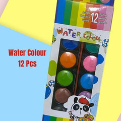 12-Color Portable Watercolor Set