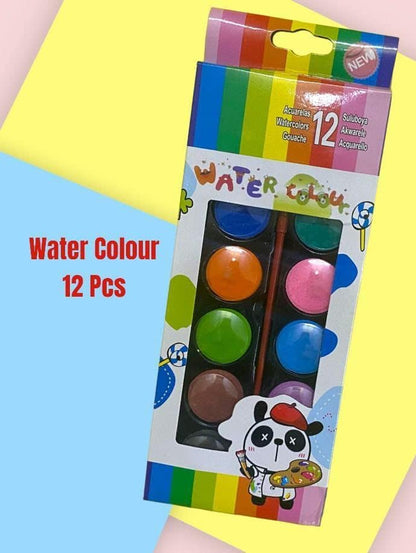 12-Color Portable Watercolor Set
