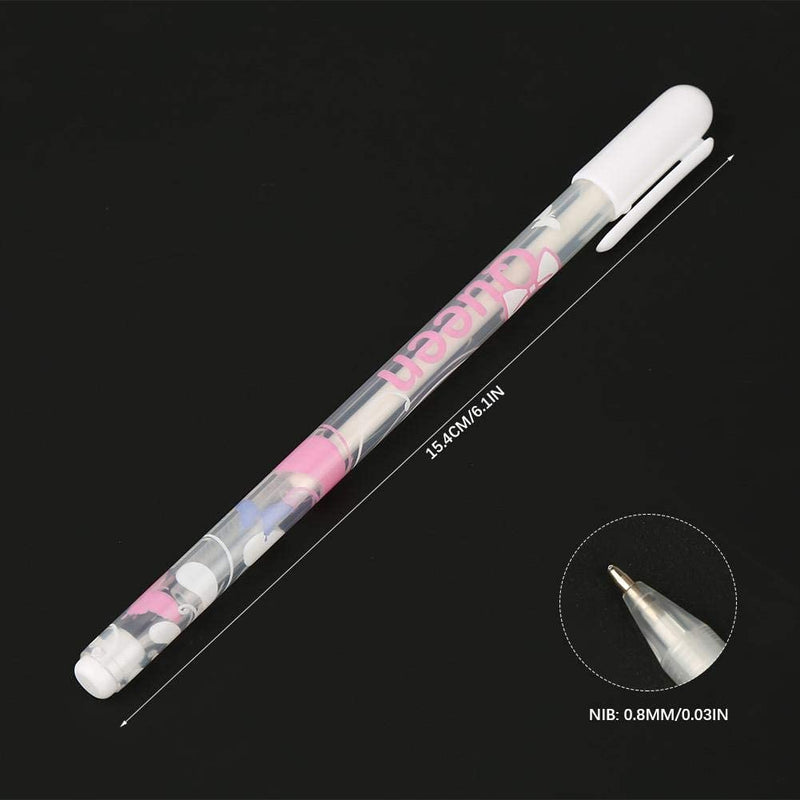 Glitter Gel Pens Set – Pack of 12