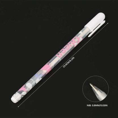 Glitter Gel Pens Set – Pack of 12