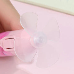 2-in-1 Electric Eraser & Mini Fan