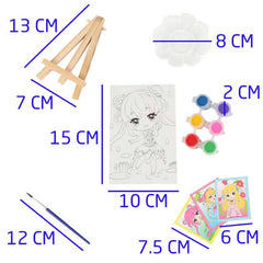 Canvas Paint Card with Mini Easel